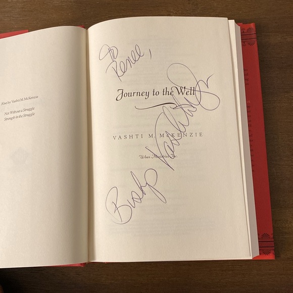 Signed Journey to the Well by Vashti M. McKenzie (hardcover, 2002) - Picture 3 of 10